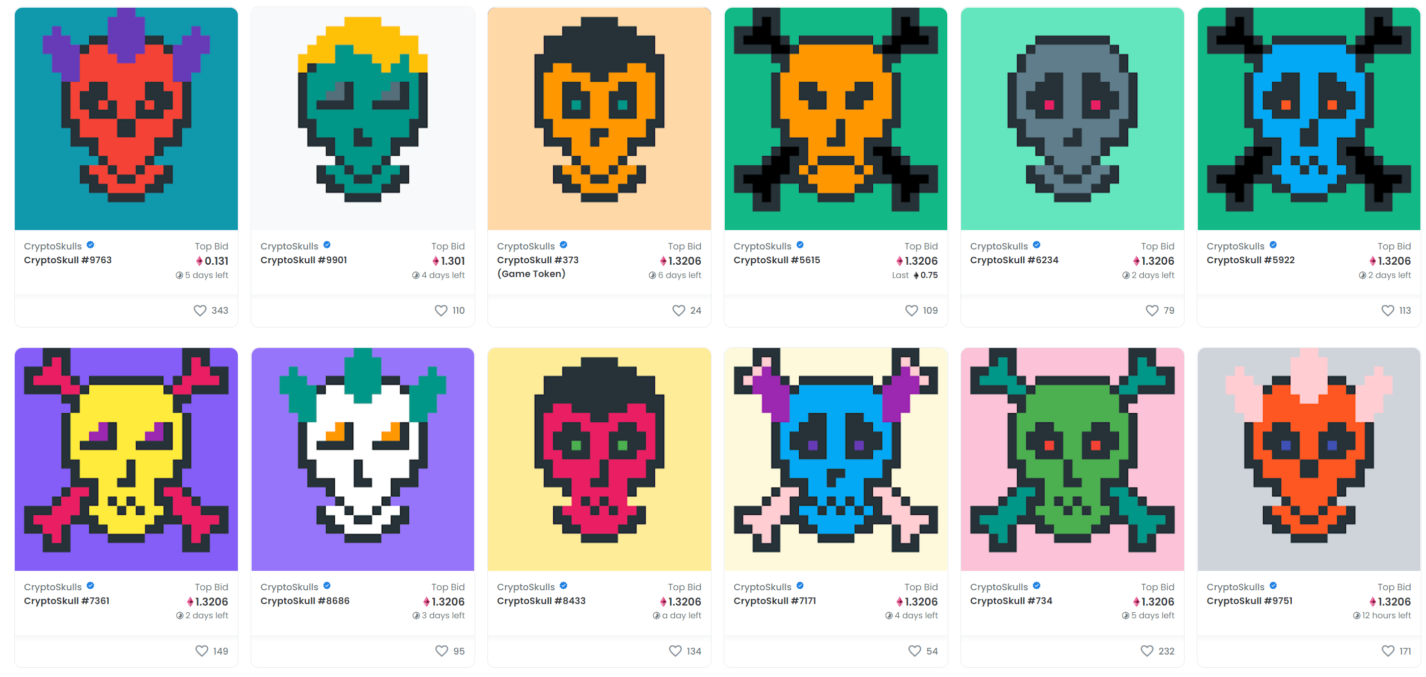 CryptoSkulls NFT ĐēĐžĐģĐģĐĩĐēŅиŅ