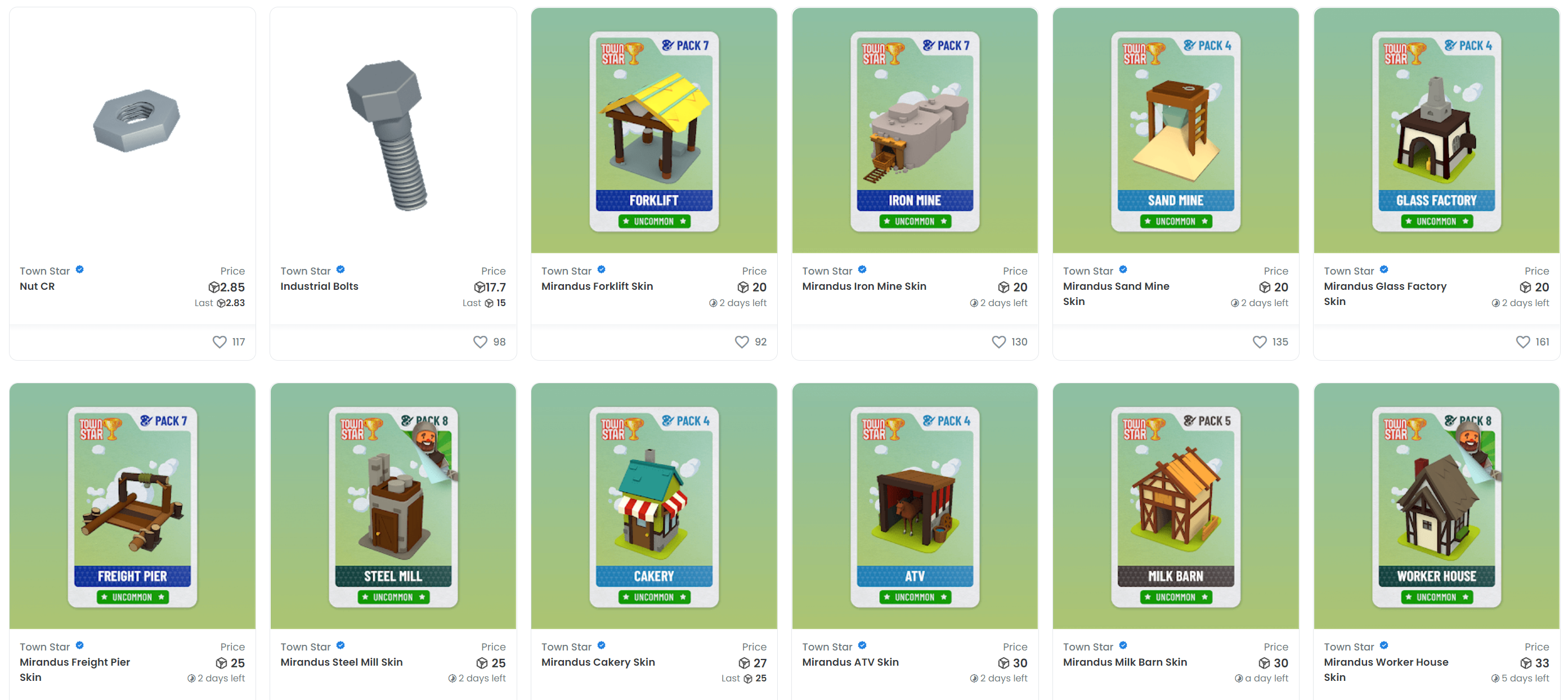 Town Star изображения NFT