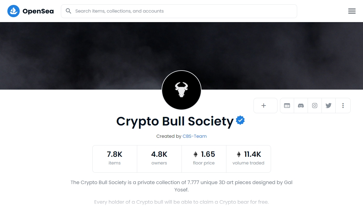 nft Crypto Bull Society