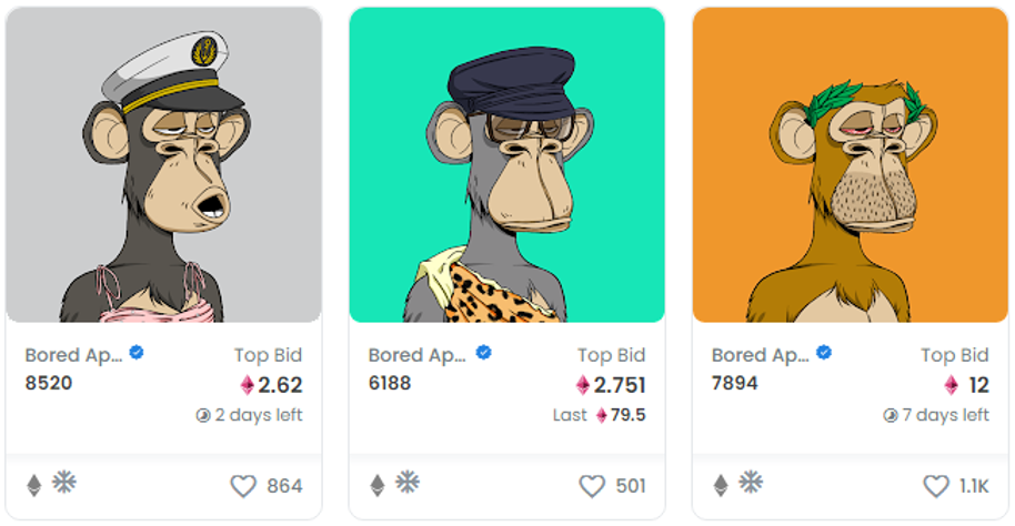 ĐēĐžĐģĐģĐĩĐēŅĐ¸Ņ NFT Bored Ape Yacht Club
