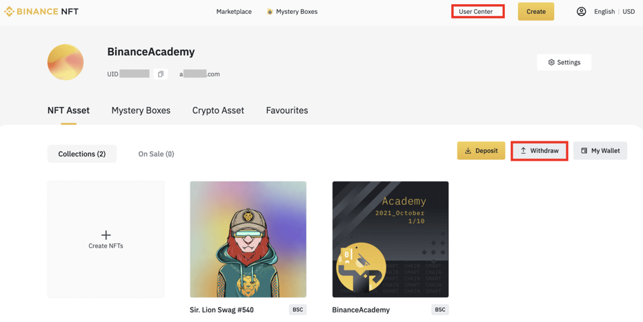 Binance Nft как вывести